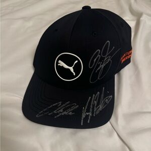 Signed PGA puma golf hat